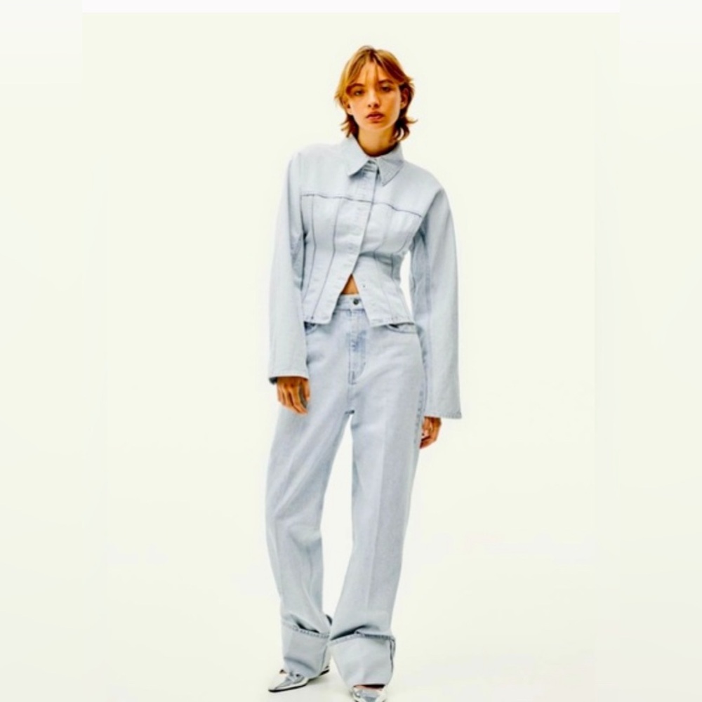 H&M Light Blue denim SET